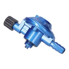 Igt Regulador gas para campingaz no giratorio, válvula antifugas, presión 30 mbar, caudal 1500 g/h, conexiones M14/M16,7/16", salida 161,29