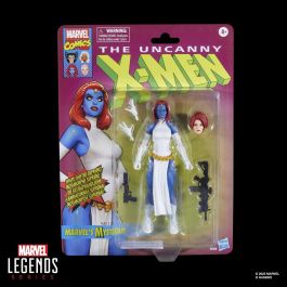 Hasbro Marvel's Mystique X-Men The Uncanny Figura 15cm con 5 Accesorios, Manos y Cabeza Alternativa Jean Grey
