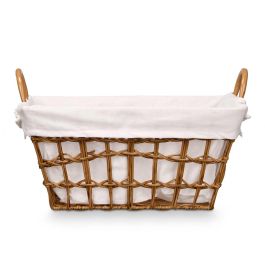 Cesto Rectangular Asas Natural Kipit 45X26CM (12 Unidades) Cesto Rectangular Asas Natural Kipit 45X26CM (12 Unidades)