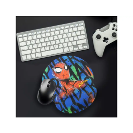 Wondee Alfombrilla Ratón Spiderman Ergonómica de Gel Reposamuñecas Antideslizante 250x230 mm