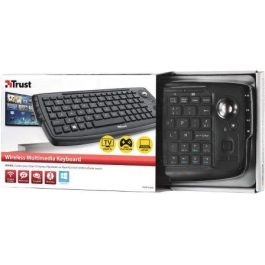 Teclado Inalámbrico Trust 17916 Adura/ Trackball Teclado Inalámbrico Trust 17916 Adura/ Trackball