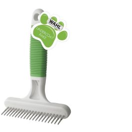 Wahl 858457-016 Rastrillo de Pelo para Mascotas - Elimina Enredos y Brillo para Pelajes Medios y Doble Largo