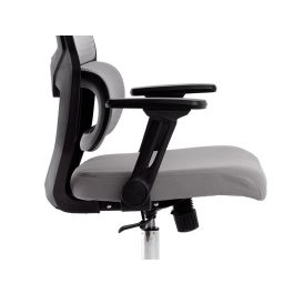 Silla Q-Connect Oficina Lucca Malla Base Metalica Alt Max 1090 Anc 700 Prof 650 Ruedas Premium Color Negro Gris