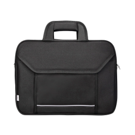 Q-connect Maletín para Portátil de 15,4" Negro con Asa y 2 Bolsillos Exteriores, 390x290x90 mm Precio: 24.50000014. SKU: B143LW6Q58