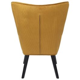 Home Deco Factory Butaca-Sillón Giulia Mostaza Colección Lounge