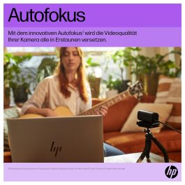 HP 965 Cámara Web Streaming 4K 8 MP, 3840 x 2160 Pixeles, USB