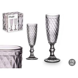 Copa Cava Diamante Gris 170 Ml Vivalto 7X20CM (24 Unidades) Precio: 40.49999954. SKU: B13P8DEW7G