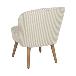 Sillón Rayas Verde Madera de Caucho 54 X 64 X 73 cm