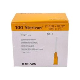B. Braun Agujas Sterican 20G 0,9x40 mm Amarilla 100 Unidades Precio: 4.88999962. SKU: B1CTJF8P83