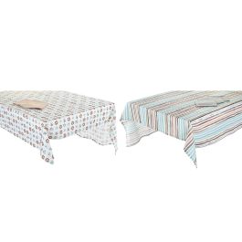 Mantel Urban DKD Home Decor Azul Celeste Gris 250 x 0.5 x 150 cm Set de 9 (2 Unidades)