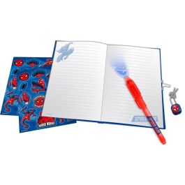 Spiderman Marvel Diario y Bolígrafo mágico