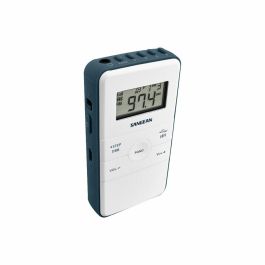 Radio Portátil Sangean DT-140 Azul Blanco