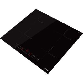 Fagor FTI468 Placa de Cocina de Inducción con 4 Zonas de Cocción, 59 cm de Ancho, Superficie de Cristal Negro