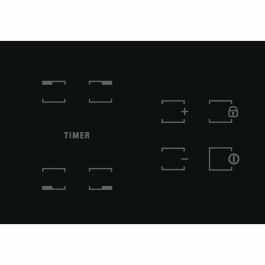 Hotpoint Placa Vitrocerámica HR631C - 4 Fuegos, 60 cm - Negro