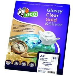 Etiquetas Adh.Impr.Tico A4 Satinada Plata Laser Caja 100H 44X16 Mm Ovalada 6.000 Uds.(Sl4-4416) Precio: 58.59000048. SKU: B16ENKCA65