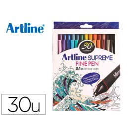 Rotulador Artline Supreme Epfs200 Fine Liner Punta De Fibra 0,4 mm Bolsa 30 Unidades Colores Surtidos Precio: 28.4350005808. SKU: B1493VXKSD