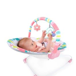 Bright Starts Hamaca Flamingo Vibes, ideal para Bebés Inquietos, con Suaves Vibraciones, Arnés de 3 Puntos y Juguetes Interactivos Bright Starts Hamaca Flamingo Vibes, ideal para Bebés Inquietos, con Suaves Vibraciones, Arnés de 3 Puntos y Juguetes Interactivos