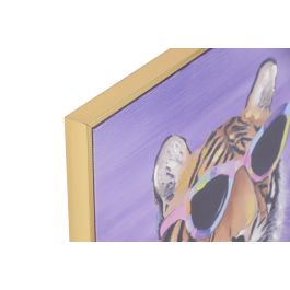 DKD Home Decor Cuadro Moderno Multicolor Malva Lienzo Ps 52 x 72 x 2.8 cm Tigre León (8 Unidades) Precio: 149.3382. SKU: B1AWP73FXH