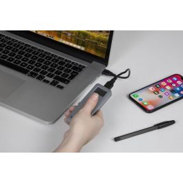 Verbatim SSD Portátil 1 TB USB-C con Lector de Huella Dactilar, Cifrado AES 256-bit, 5Gbps, Gris Verbatim SSD Portátil 1 TB USB-C con Lector de Huella Dactilar, Cifrado AES 256-bit, 5Gbps, Gris