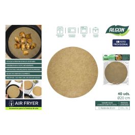 Algon Set 40 Hojas de Papel Redondo para Airfryer 20 cm (24 Unidades) Precio: 15.49999957. SKU: B14QX6TTRH