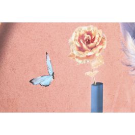 DKD Home Decor Cuadro Beige Naranja Aluminio MDF 3 x 160 x 80 cm (2 Unidades)