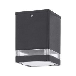 RABALUX RAB-7818 Plafón Techo Exterior Zombor Moderno 1xGU10 IP54 Aluminio Gris Antracita Cuadrado 90x90mm Sin Bombilla