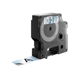 Cinta Laminada para Rotuladoras Dymo D1 45800 LabelManager™ Negro Transparente (5 Unidades)