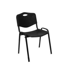 Silla Piqueras Y Crespo Robledo Confidente Ergonomica Apilable Estructura Negra Asiento Y Respaldo Pvc Negro Pack De 2 Precio: 86.49999963. SKU: S5703659