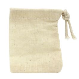 Cook Concept Juego de 5 Bolsas Reutilizables para Té e Infusiones de Algodón Lavables 5,5x8 cm