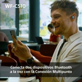 Sony WF-C510B.CE7 Auriculares Bluetooth con Estuche de Carga Autonomía 5h Negros