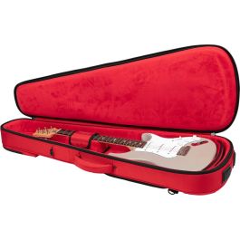 GATOR Softcase Guitarra Eléctrica G-Icon Edición Limitada Rojo, 1079.5mm Interior, Acolchado Protector para Transporte Seguro