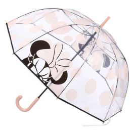 Paraguas adulto manual burbuja minnie 89 cm diámetro Paraguas adulto manual burbuja minnie 89 cm diámetro