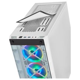 Corsair Midi Crystal 465X Smart Case Vidrio Templado Blanco CC-9011189-WW