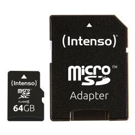 Intenso 3413490 Tarjeta MicroXC de 64GB Clase 10, Velocidad de 25 MB/s, Resistente al Agua y Golpes, Negro Precio: 13.50000025. SKU: S0200514