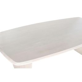 Mesa de Comedor Home ESPRIT Blanco Madera de mango 218 x 100 x 76 cm