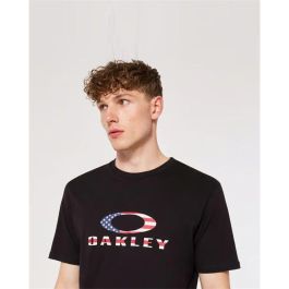 Camiseta de Manga Corta Hombre Oakley O Bark 2.0 Negro 15-16 Años