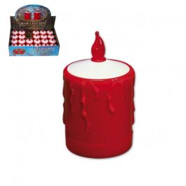 Vela para Difuntos (Cementerio) con Luz LED. Color Rojo 2XAA (Pilas No Incluidas) [E3-36253] Precio: 2.98999954. SKU: B1BDJWFMEG