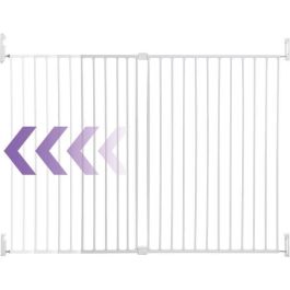 Dreambaby Safety Barriere Broadway Gate-Gate Extra-Large y Extra-Grande (para 76-134 cm), blanco