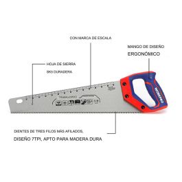 Serrucho universal 40cm. workpro Serrucho universal 40cm. workpro