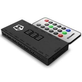 Nox NXHUMMERRHUB Controlador Hub Remoto para Ventiladores y Dispositivos ARGB - 12 Puertos, Mando a Distancia, Sincronización Placa Base