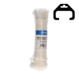 Edm Cuerda Trenzada Polipropileno para Tendedero Blanco, Ø 4,5 mm x 15 m, Resistente 205 kg, Camping y Náutica Precio: 2.59000016. SKU: S7903528