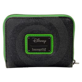 Loungefly Cartera Disney Sparky Frankenweenie Brilla Oscuridad - Piel Sintética con Glitter 12.5x10cm, 4 Ranuras Tarjeta