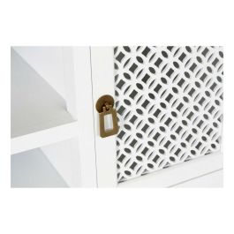 Mueble de TV DKD Home Decor 8424001812066 Blanco Multicolor Marrón claro Abeto 120 x 45 x 58 cm