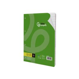 Recambio Liderpapel A4 100 Hojas 100 gr-M2 Pauta 5ª 2.5 mm Con Margen 4 Taladros