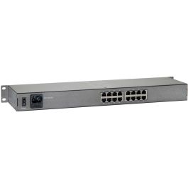 Level One FEP-1601 Switch 16 Puertos Fast Ethernet 19" con 16xPoE 250W