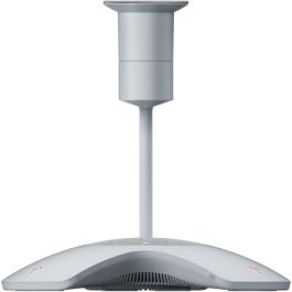 Yealink SmartVision 60 Cámara de Conferencia, Sistema de Videoconferencia en Grupo, 5x Zoom, Plata, Resolución 10240x4320, Campo de Visión 360°