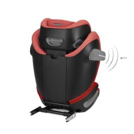 CYBEX - Silla de coche evolutiva Isofix Gr 2/3 - Solution S2 i-Fix - Rojo Hibisco