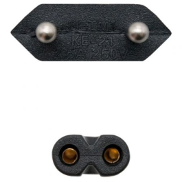 NANOCABLE CABLE ALIMENTACION FORMA 8, CEE7/16/M - C7/H, 2M