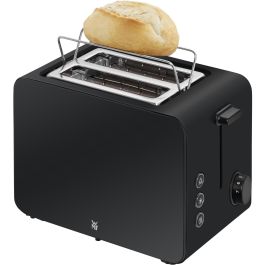 WMF 0414210071 Tostadora Stelio de Acero Inoxidable, 2 Rebanadas, 1050W, con Función Descongelar y Recalentar