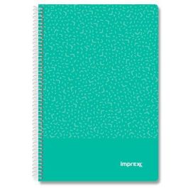 IMPREX Cuaderno Espiral Tapa PP Folio 80H 90gr 4x4 Verde (Pack 4 Unidades) (4 Unidades) Precio: 6.9900006. SKU: B1JP6H3DEB